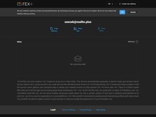 Disposable Temporary Email
https://fex.plus/
