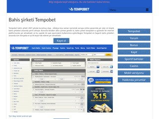 Tempobet bahis
http://tempobet.club