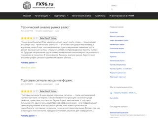 Крупнейший портал о торговле на рынке форекс
http://fx96.ru