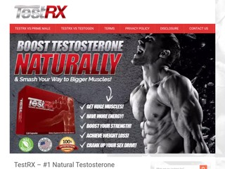TestRX - Natural Testosterone Supplement
https://www.test-rx.net/