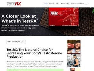 TestRX Testosterone Booster
https://www.testrxplus.com/