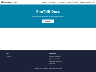 RimTUB Docs
https://docs.rimtub.pp.ua/