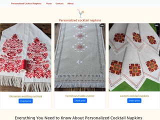 Personalized cocktail napkins
https://housedecor.top