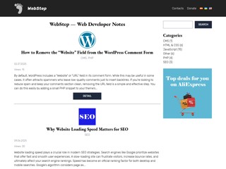 WebStep - Нотатки веб розробника
https://webstep.top/