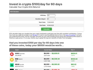 DCA.maryanin.com - DCA investing calculator
http://dca.maryanin.com