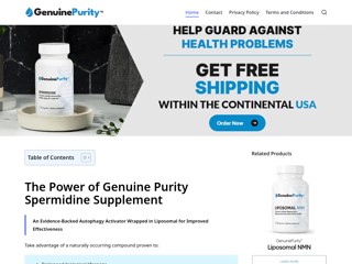 Genuine Purity Spermidine
https://www.spermidinegp.com/