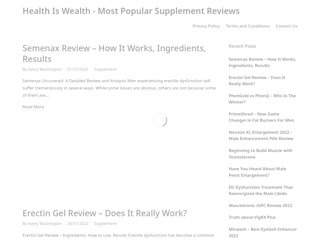 Health & Wealth - Supplement Reviews
https://www.healthandwealthtopic.com/
