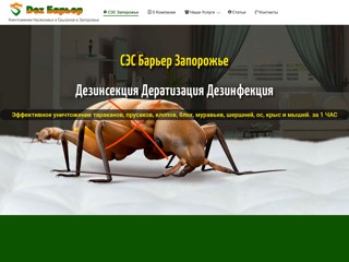 Дезинсекция и Дератизация в Запорожье
http://baryer.zp.ua/