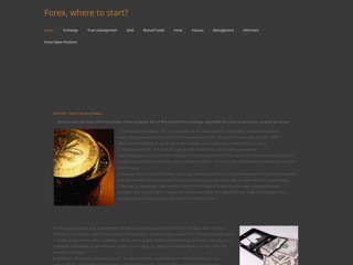 Forex, where to start?
http://startforex.weebly.com