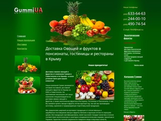 Доставка овощей и фруктов в Крыму
http://gummi.at.ua/