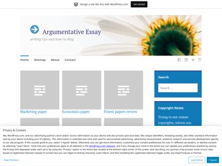 Argumentative Essay Writing Blog
https://argumentativeessaywriter.wordpress.com/
