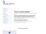 ChooseBetter
http://choosebetter.net