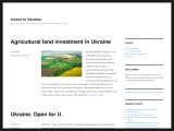 Invest in Ukraine
http://www.investukraine.net